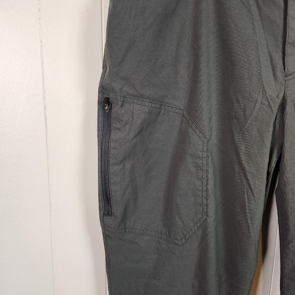 Eddie Bauer Gray Fleece Lined Tech Pants Size 38x30 Winter Outdoor Ski Hiking - Picture 5 of 12